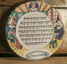 Assiette Sarreguemines -