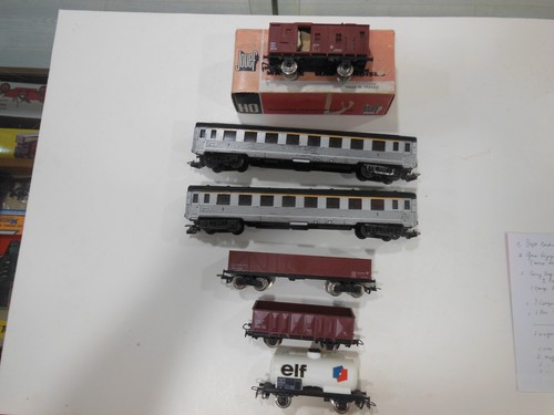 Lot divers wagons jouef - wagons, (