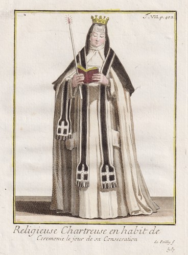 Costume nonne carthusiens - de,