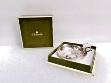 Tastevin en métal argenté, Christofle (modèle Bourguignon) avec sa boite