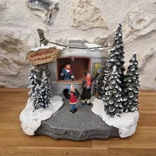 LUVILLE DECORATION NOËL CAMION MARCHÉ SAPIN MARKET STALL CHRISTMAS TREE 20x12x20