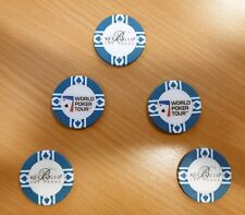 5 jetons World Poker Tour Bellagio édition limitée 