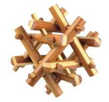 casse tete en bois bambou