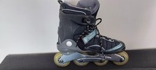 ROLLERS K2, T41.5, noir/bleu/argent, vendus avec protections et sac