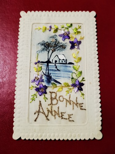 Cpa bonne année - bonne, carte