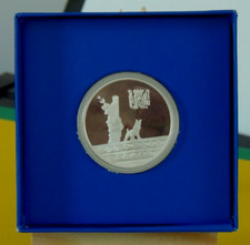 MEDAILLE EN ARGENT  TINTIN  " LE TEMPLE DU SOLEIL "  MONNAIE DE PARIS 1993