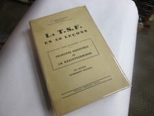 LA T.S.F  EN 30 LECONS ..T2...P.HEMARDINQUER