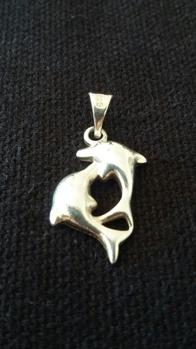Petit pendentif dauphins - pendentif, 2