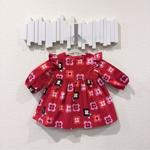 Jacadi red flower print ruffle - jacadi,