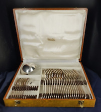 SFAM ménagère couvert poinçonner métal argenté  32 pièces , MATY