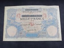 Colonies Françaises : Algérie : 1000 Francs (6-7-1892) (Ref 2642)