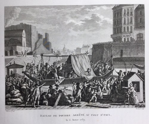 Gravure révolution émeute - révolution,