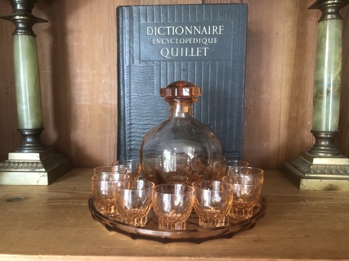 Service liqueur verre - à,
