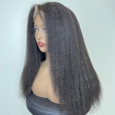 Wig Vietnam Single Drawn High Quality (Kinky,Yaki) Lace 7x5 HD 24inch(65cm)