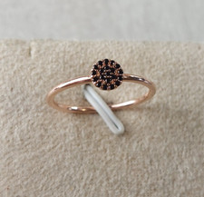 Belle bague, zircon noir, en