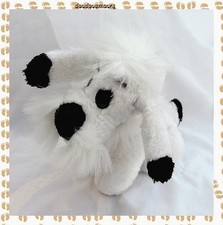 Peluche Doudou Chien Blanc Et