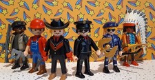 PLAYMOBIL VILLAGE PEOPLE SAN FRANCISCO IN THE NAVY DANCE DISCO GAY LEATHER RARE