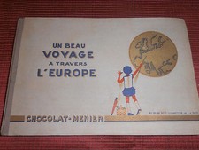 ALBUM D'IMAGES N 1 CHOCOLAT MENIER A TRAVERS L'EUROPE COMPLET  ( ref 31 )