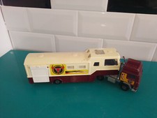 1003245 miniature camion Majorette volvo 1/60 transport bétail taureau