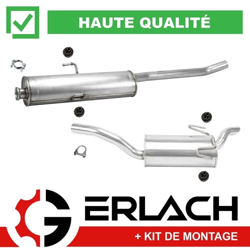 Echappement silencieux pour