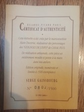 Buste de Serge Gainsbourg