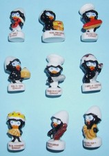 Lot de 9 fèves Caliméro les desserts patissiers