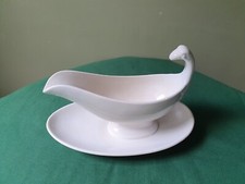 Sarreguemines fin XIX ème Saucière sur son dormant - espriantik31