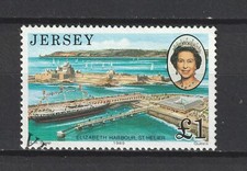 ILE DE JERSEY - N° Yvert 478 Timbre OBL Obliteré  - Visite Royale Elisabeth