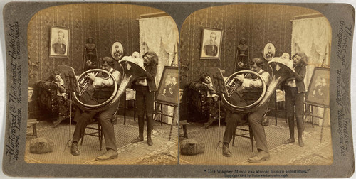 Enfant dans tuba - dans, vintage