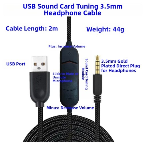 Casque gaming câble usb - casque, pour
