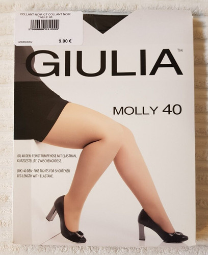 Collant noir giulia molly - collant, 40