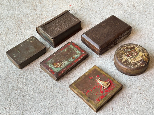 Vintage ancien repasser - ancien, boite