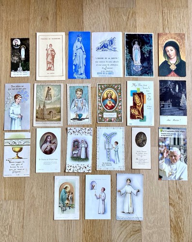 Lot images pieuses religieuses - lot,