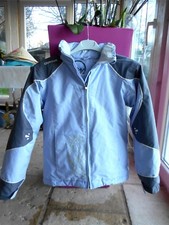 VESTE DE SKI BLOUSON DOUDOUNE IMPERMEABLE BLEU ET GRISE NEUVE T 12 ANS