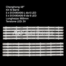 KIT 10 BARRES LED STRIP TV
