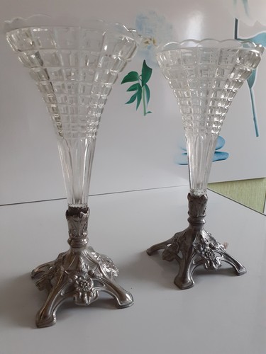 Rare paire vase - de, tulipier