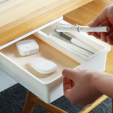 Boîte à tiroirs de rangement de bureau pour essentiels de bureau invisible et
