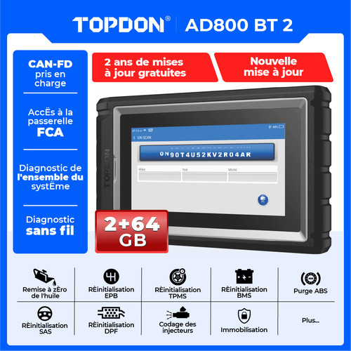 Topdon ad800 valise - topdon, 2
