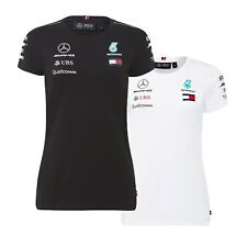 Femmes Formule 1 Un Mercedes AMG Petronas Qualcomm Conducteur T-Shirt 2018