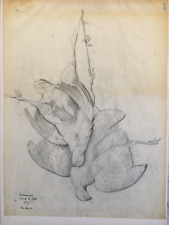 Henri de LINARES (1904-1987) Etude Oiseau Gibier Chasse Maison Hermès Gien