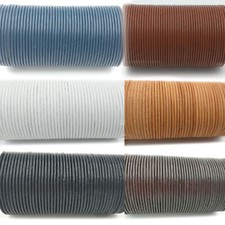 Cordon Rond Cuir Véritable Lacet Création Bijoux Point De Croix Couture