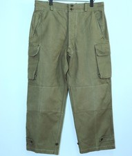 Genuine Indochina French Army M47 Thick Cotton Cargo Pants /Trousers W37