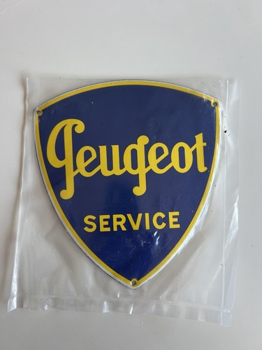 Plaque émaillée peugeot - Émaillée,