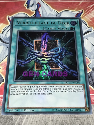 Carte verrouillage de - yu,