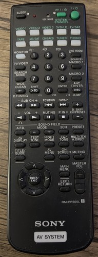 Sony pp505l home receiver - sony,