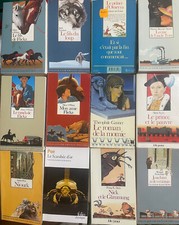 Lot de 11 livres poche, folio - Flicka - London - Gautier - Dick - Wul -Twain -