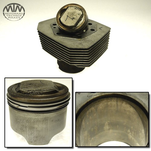 Cylindre piston gauche moto - cylindre,