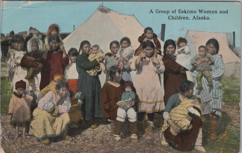 Eskimo women children - eskimo,