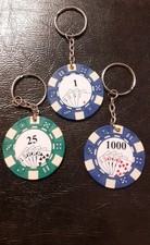 lot de 3 portes clés jeton de