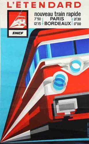 Affiche poster train - poster, sncf